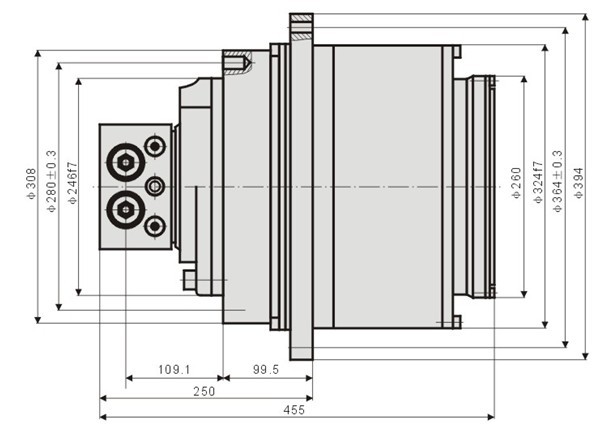 履帶行走減速機